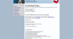 Desktop Screenshot of kardiologe-erlangen.de